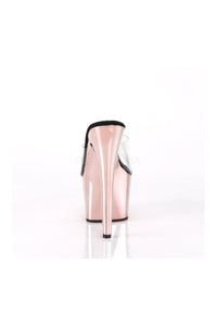 Pleaser ADORE-701 Platform Slide in Clear Vinyl