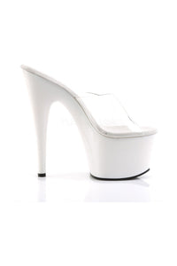 Pleaser ADORE-701 Platform Slide in Clear Vinyl