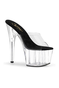 Pleaser ADORE-701 Exotic Slide in Clear Vinyl from SexyShoes.com