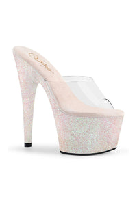 Pleaser ADORE-701HMG Exotic Slide in Clear Vinyl from SexyShoes.com