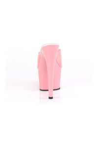 Pleaser ADORE-701N Exotic Slide in Pink Faux Leather