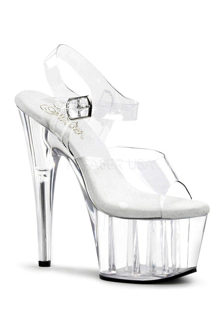 Pleaser Clear Sandals Platform Stripper Shoes | Buy at Sexyshoes.com