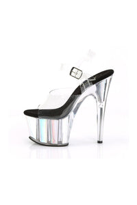 Pleaser ADORE-708HGI Platform Sandal in Clear Vinyl