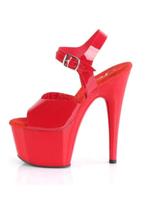 Pleaser ADORE-708N Platform Sandal in Red Patent