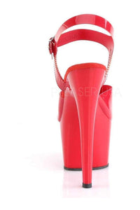 Pleaser ADORE-708N Platform Sandal in Red Patent