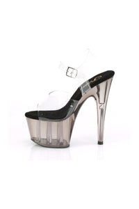 Pleaser ADORE-708T Exotic Sandal in Clear Vinyl