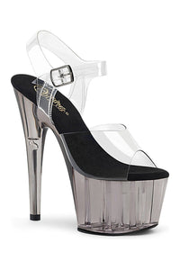 Pleaser ADORE-708T Exotic Sandal in Clear Vinyl from SexyShoes.com
