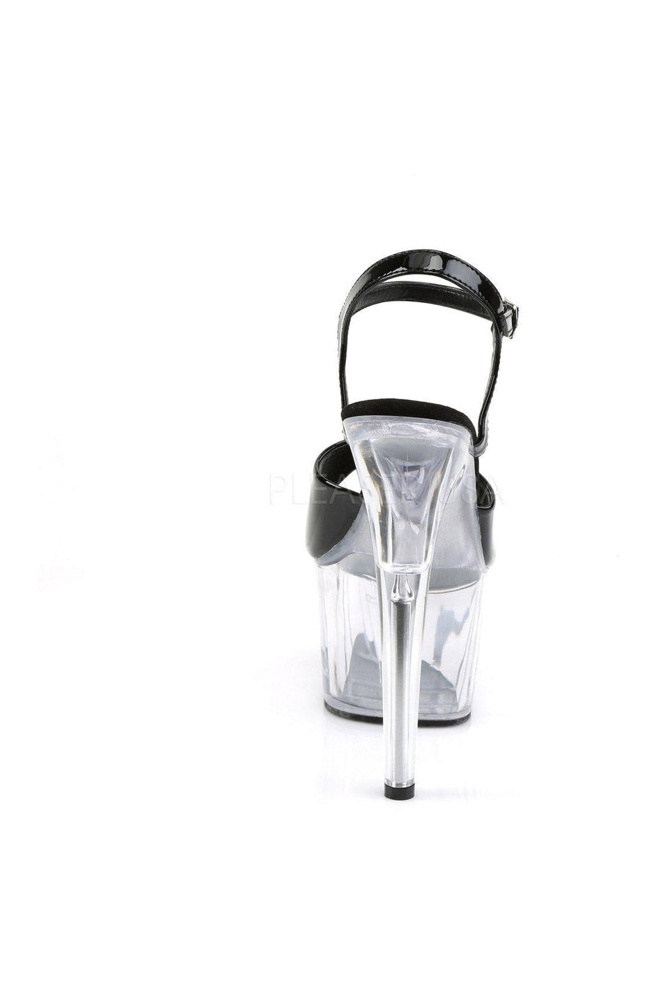 Pleaser ADORE-709 Platform Sandal in Black Patent