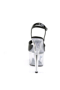 Pleaser ADORE-709 Platform Sandal in Black Patent