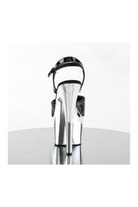 Pleaser ADORE-709 Platform Sandal in Black Patent