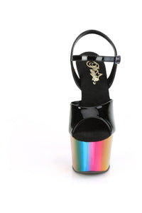 Pleaser ADORE-709RC Sandal in Black Patent