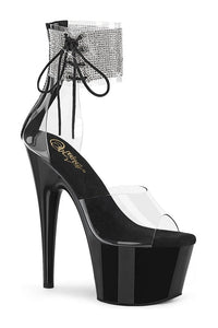 Pleaser ADORE-724RS Exotic Sandal in Clear Vinyl from SexyShoes.com
