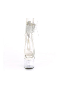 Pleaser ADORE-724RS Exotic Sandal in Clear Vinyl