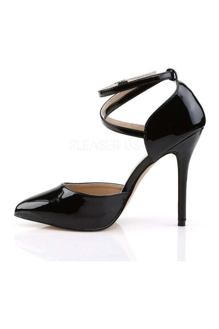AMUSE-25 Pump | Black Patent-Pleaser-D'Orsays-SEXYSHOES.COM