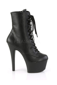 Pleaser ASPIRE-1020 Platform Boot in Black Faux Leather