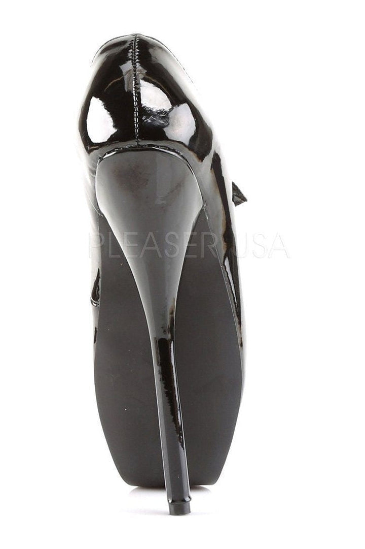 BALLET-08 Ballet Pump | Black Patent-Pumps- Stripper Shoes at SEXYSHOES.COM