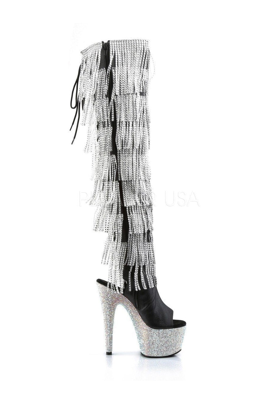 Pleaser Thigh Boots Platform Stripper Shoes | Buy at Sexyshoes.com