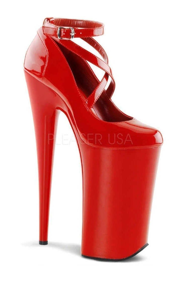 BEYOND-087 Pump | Red Patent-Pumps- Stripper Shoes at SEXYSHOES.COM