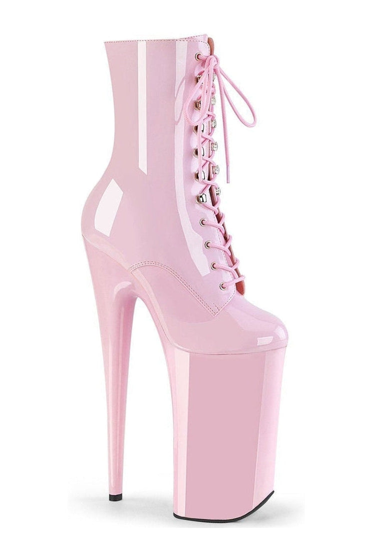 Pleaser Pink Ankle Boots Platform Stripper Shoes | Buy at Sexyshoes.com