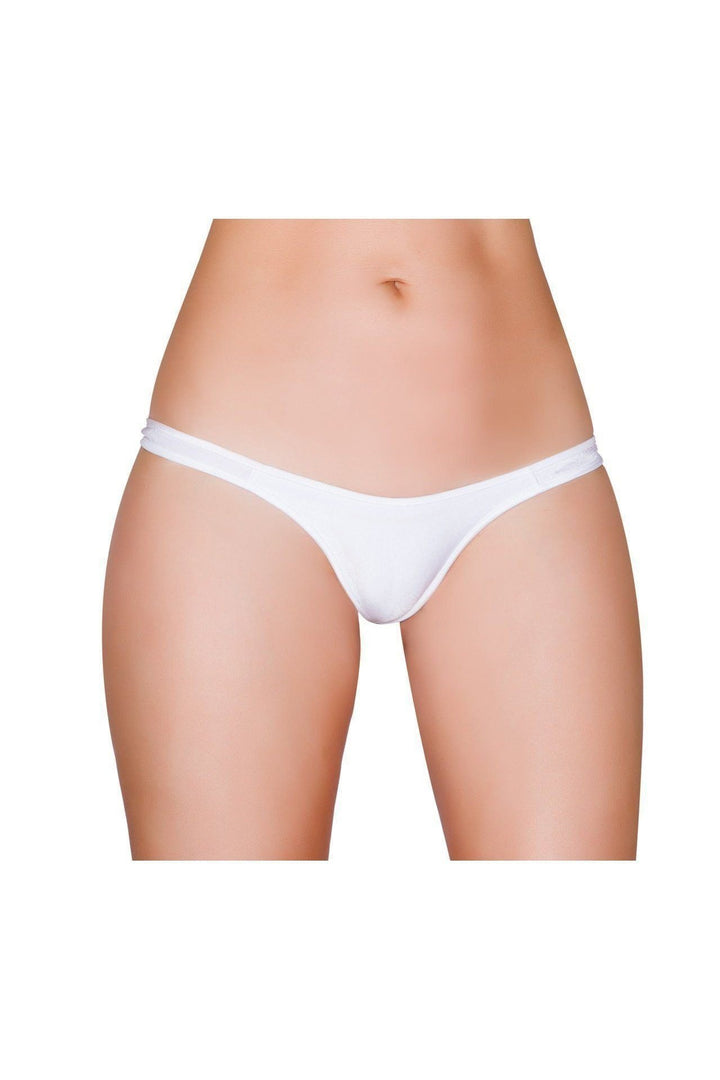 Roma Dancewear Bikini Bottom in White  from SexyShoes.com