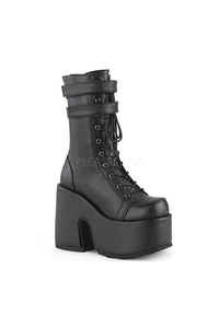 Demonia CAMEL-250  Ankle Boot in Black Faux Leather from SexyShoes.com