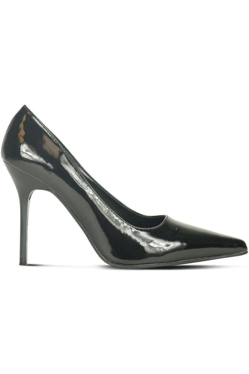 Classic-6004 Stiletto Pump | Black Patent-Sexyshoes Brand-Pumps-SEXYSHOES.COM