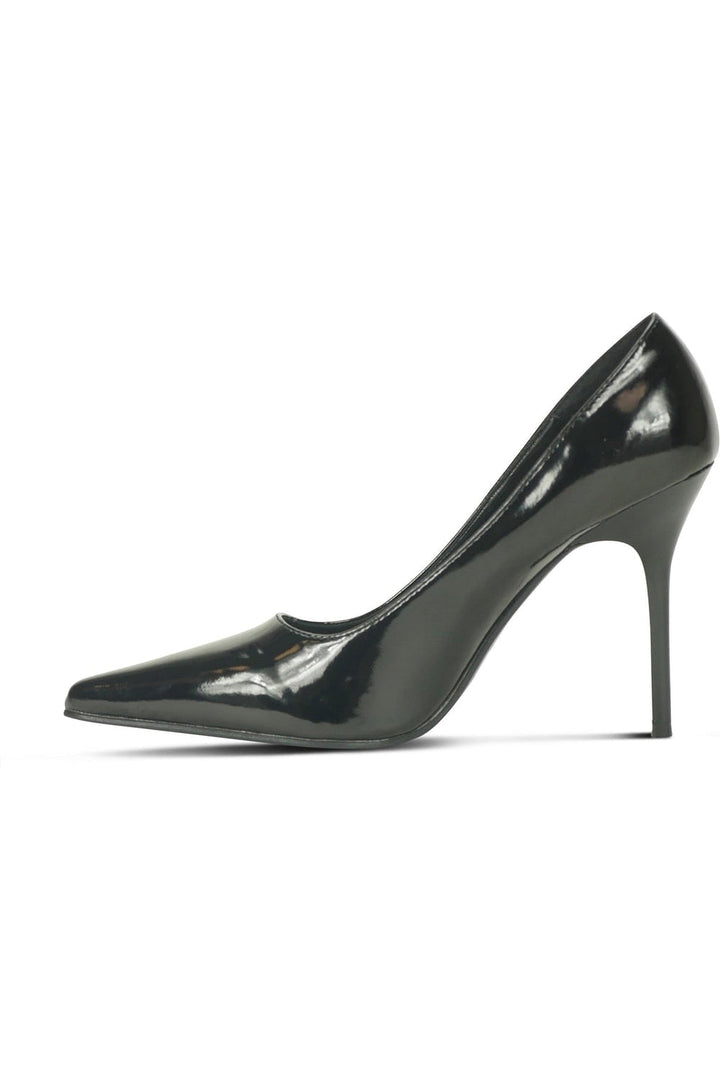 Classic-6004 Stiletto Pump | Black Patent-Sexyshoes Brand-Pumps-SEXYSHOES.COM