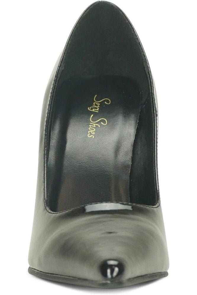 Classic-6004 Stiletto Pump | Black Patent-Sexyshoes Brand-Pumps-SEXYSHOES.COM