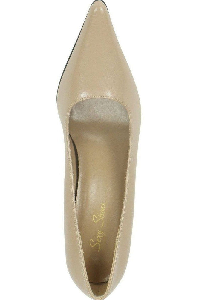 Classic-6004 Stiletto Pump | Faux Leather-Sexyshoes Brand-Pumps-SEXYSHOES.COM