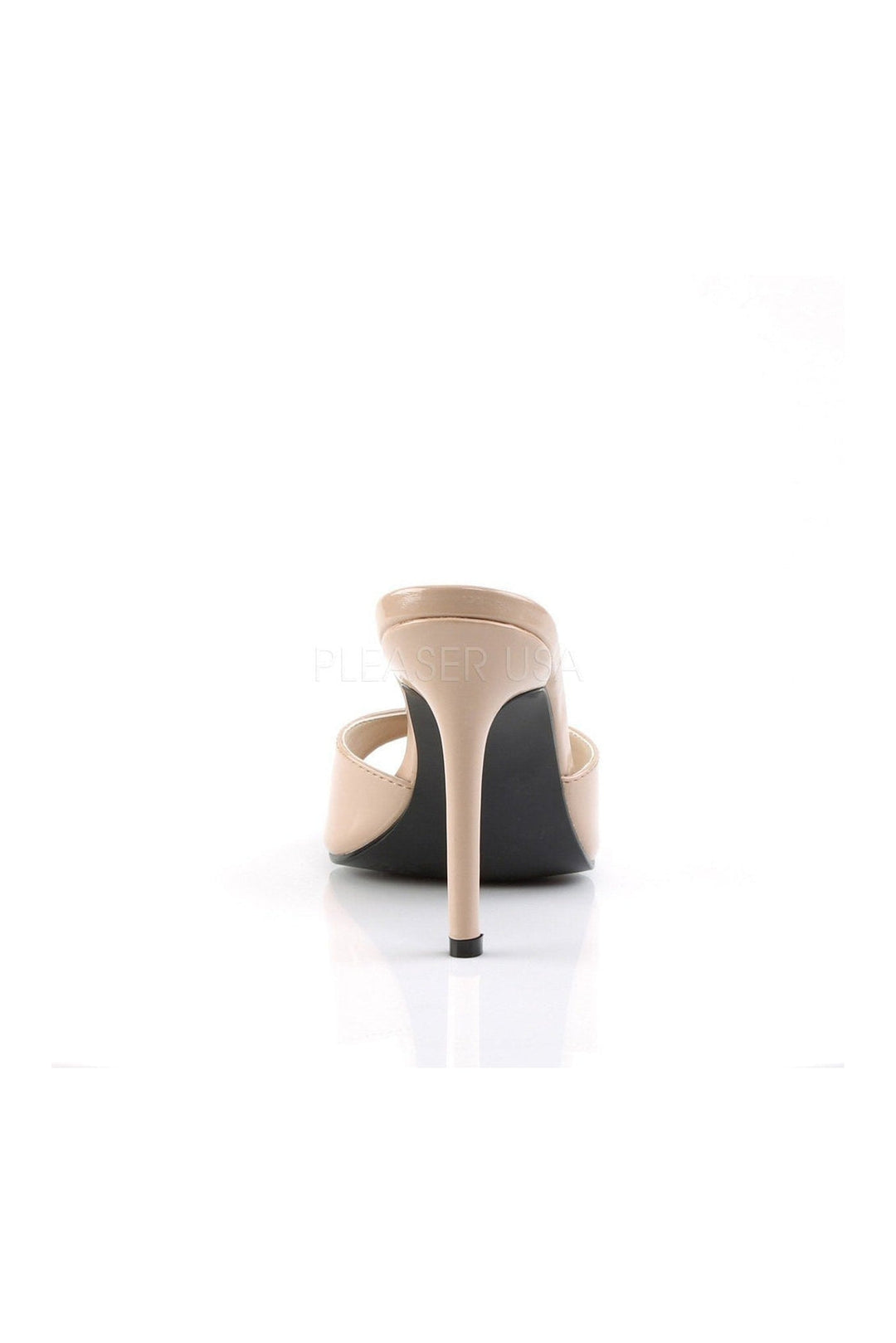 CLASSIQUE-01 Slide | Nude Patent-Pleaser-Slides-SEXYSHOES.COM