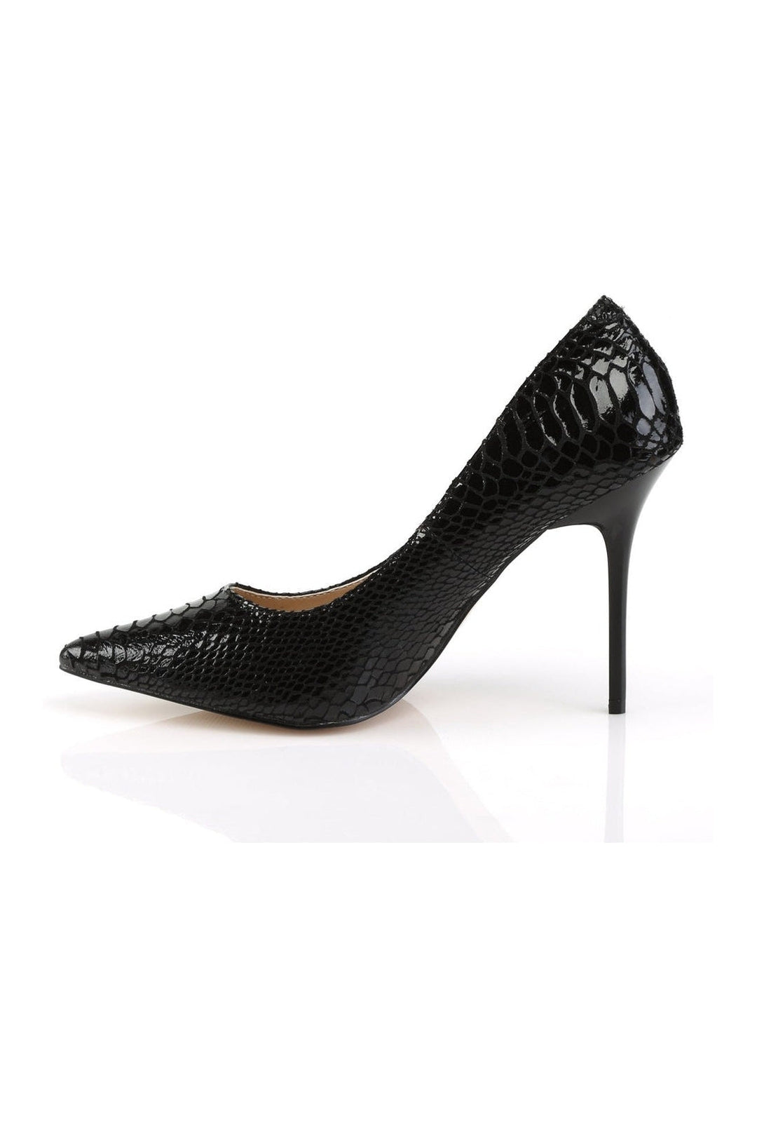 CLASSIQUE-20SP Pump | Black Genuine Leather-Pumps-SEXYSHOES.COM