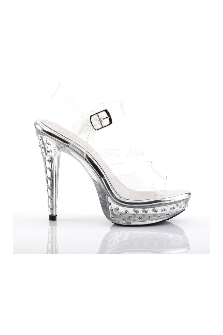 COCKTAIL-508SDT Platform | Clear Vinyl-Fabulicious-Slides-SEXYSHOES.COM