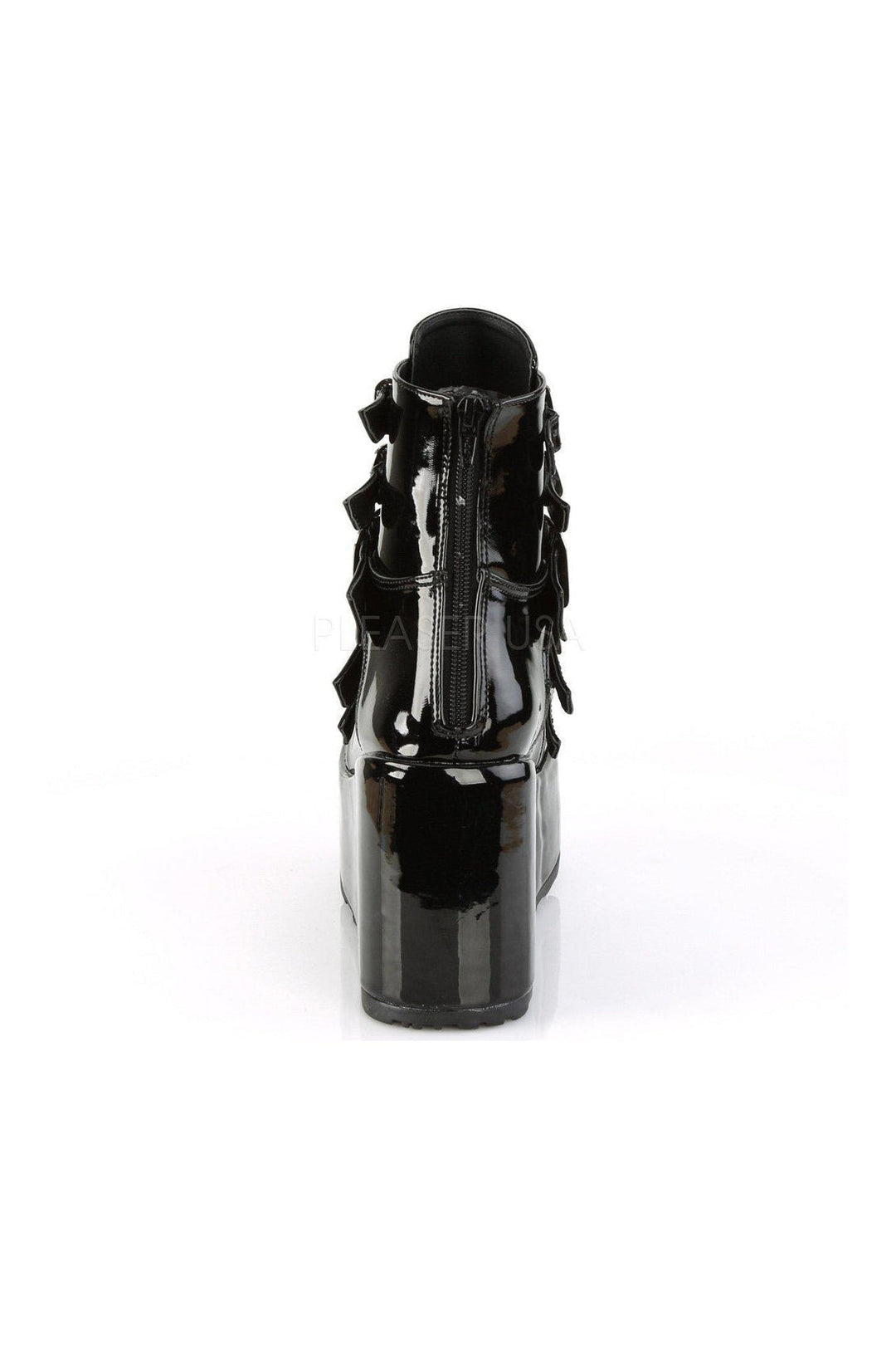 CONCORD-57 Demonia Ankle Boot | Black Patent-Demonia-SEXYSHOES.COM