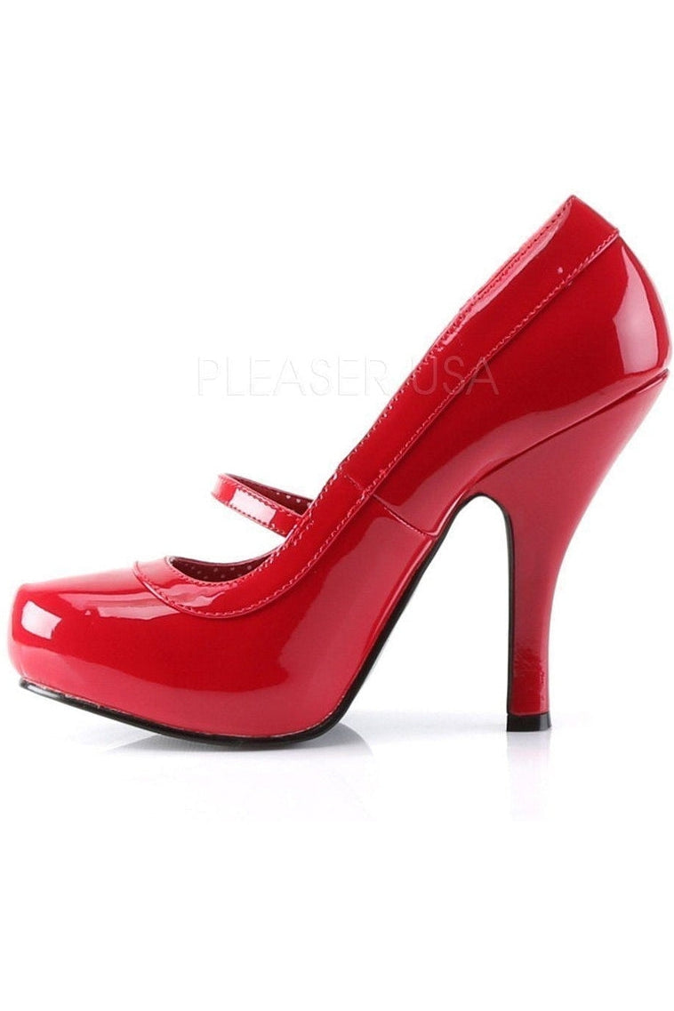 CUTIEPIE-02 Pump | Red Patent-Pin Up Couture-Mary Janes-SEXYSHOES.COM