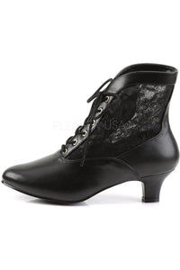 Funtasma DAME-05 Ankle Boot in Black Lace
