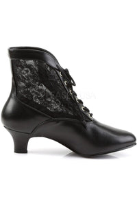 Funtasma DAME-05 Ankle Boot in Black Lace