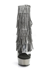 Pleaser DELIGHT-1017RSF Platform Boot in Black Vinyl