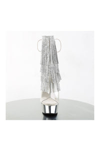 Pleaser DELIGHT-1017RSF Platform Boot in Clear Vinyl