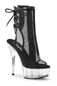 Pleaser Black Ankle Boots Platform Stripper Shoes | Buy at Sexyshoes.com