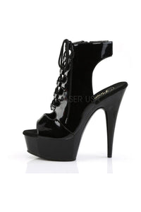 Pleaser DELIGHT-600-20 Platform Boot in Black Patent