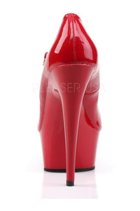 Pleaser DELIGHT-687 Platform Pump in Red Patent