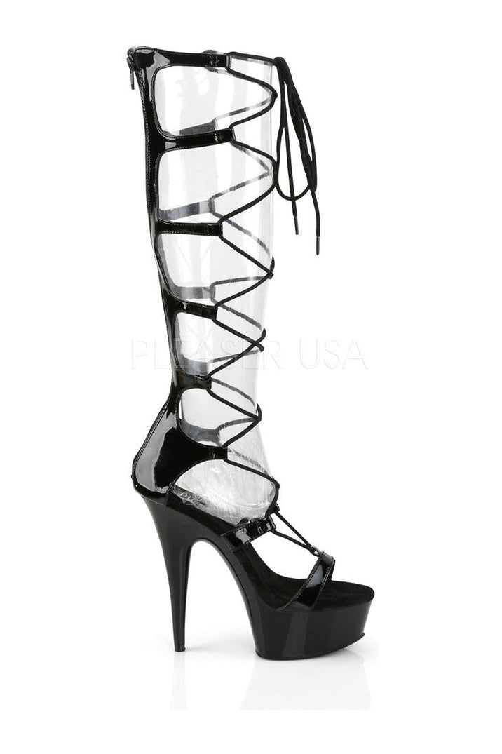 Pleaser Knee Boots Platform Stripper Shoes | Buy at Sexyshoes.com
