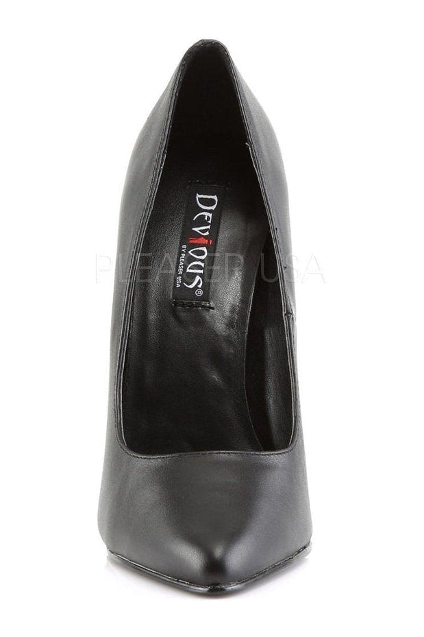 DOMINA-420 Pump | Black Genuine Leather-Pumps- Stripper Shoes at SEXYSHOES.COM
