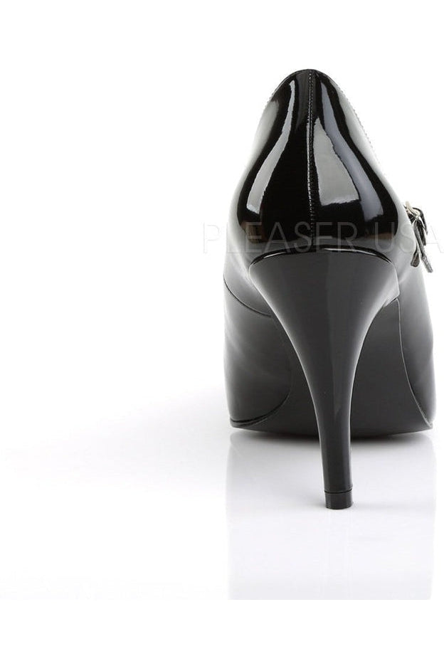 Pleaser Pink Label DREAM-428 Pump in Black Patent