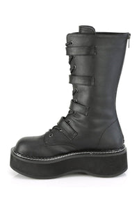 Demonia EMILY-322 Knee Boot in Black Faux Leather