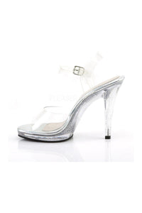 Fabulicious FLAIR-408MG Sandal in Clear Vinyl
