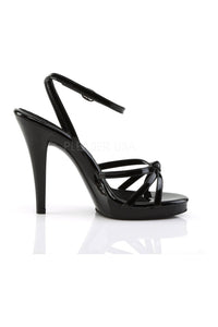 Fabulicious FLAIR-436 Sandal in Black Patent