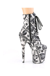 Pleaser FLAMINGO-1020DP Exotic Boot in Black Fabric