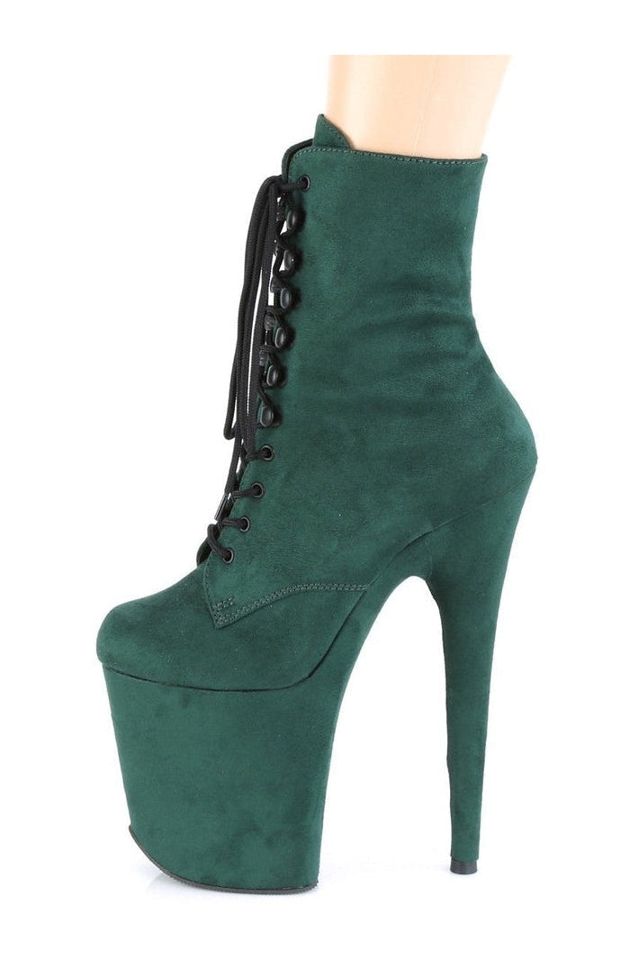 Pleaser FLAMINGO-1020FS Exotic Boot in Clear Vinyl