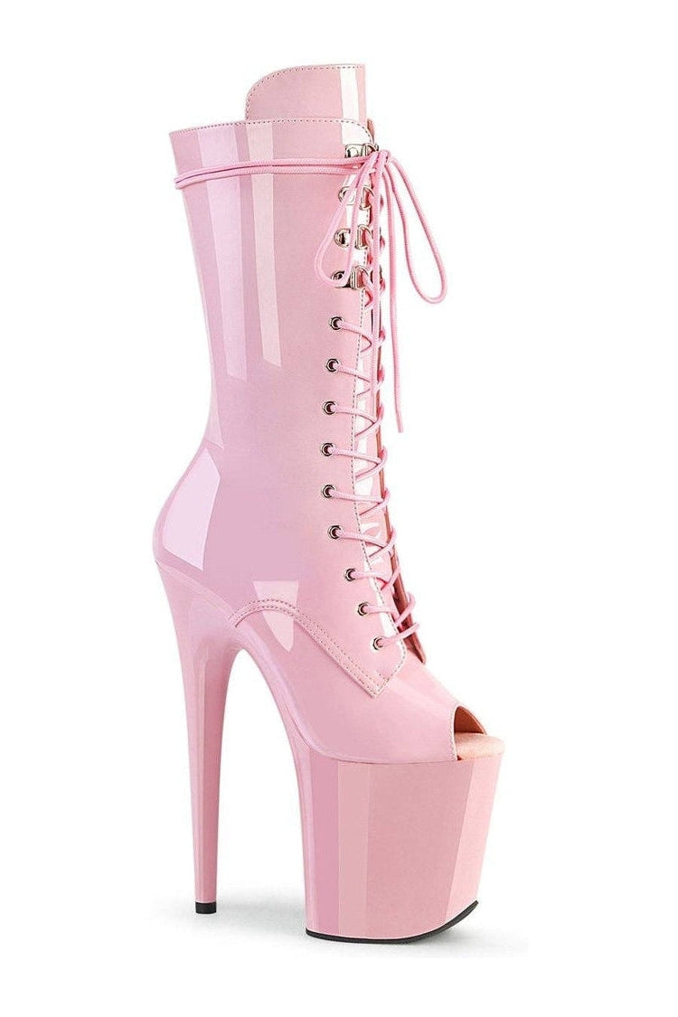Pleaser Pink Ankle Boots Platform Stripper Shoes | Buy at Sexyshoes.com